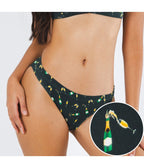 Champagne Showers Underwear - Unique Vintage - Womens, SWIM, BOTTOM