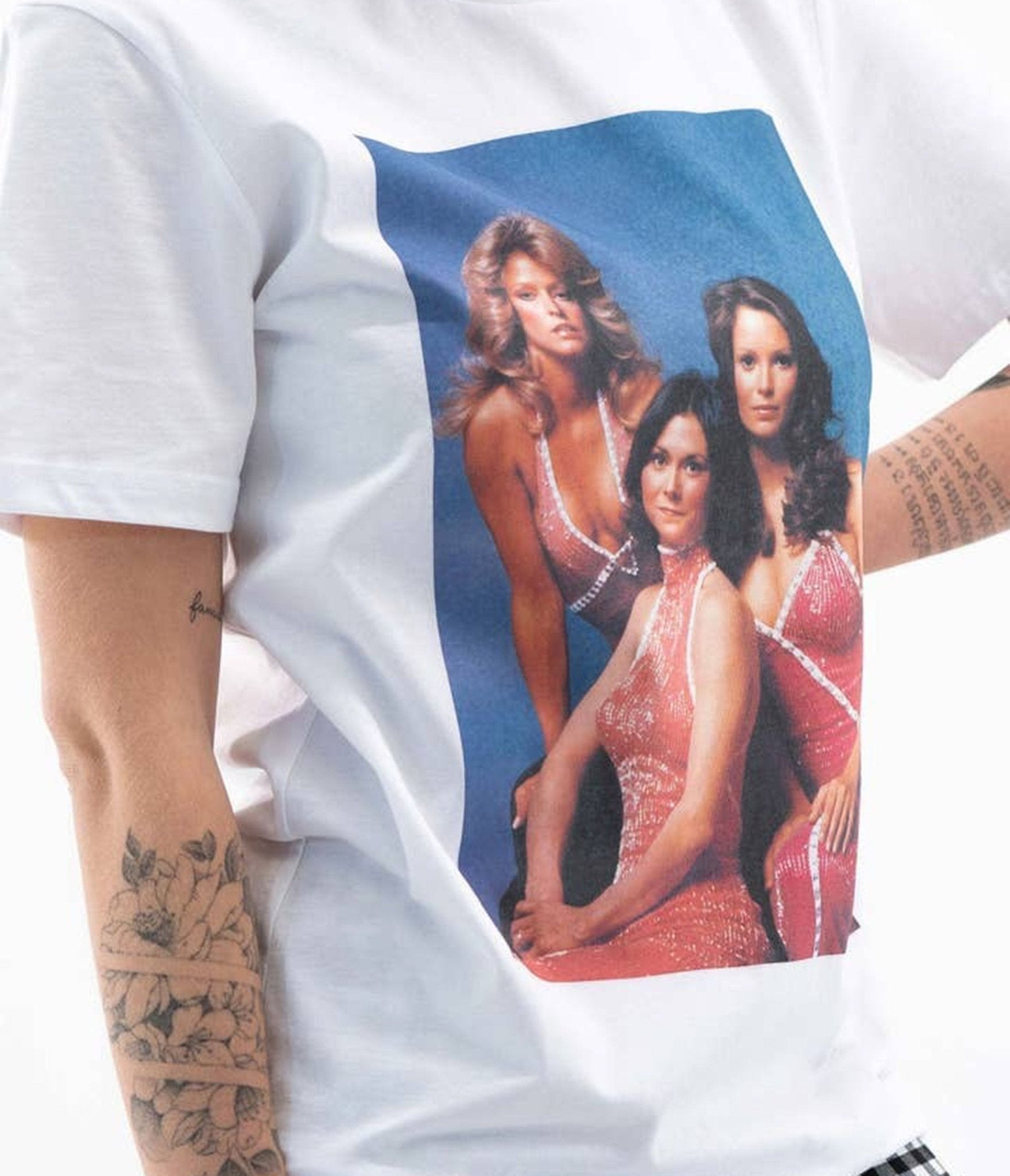 Charlie's Angels Unisex Graphic Tee - Unique Vintage - Womens, GRAPHIC TEES, TEES