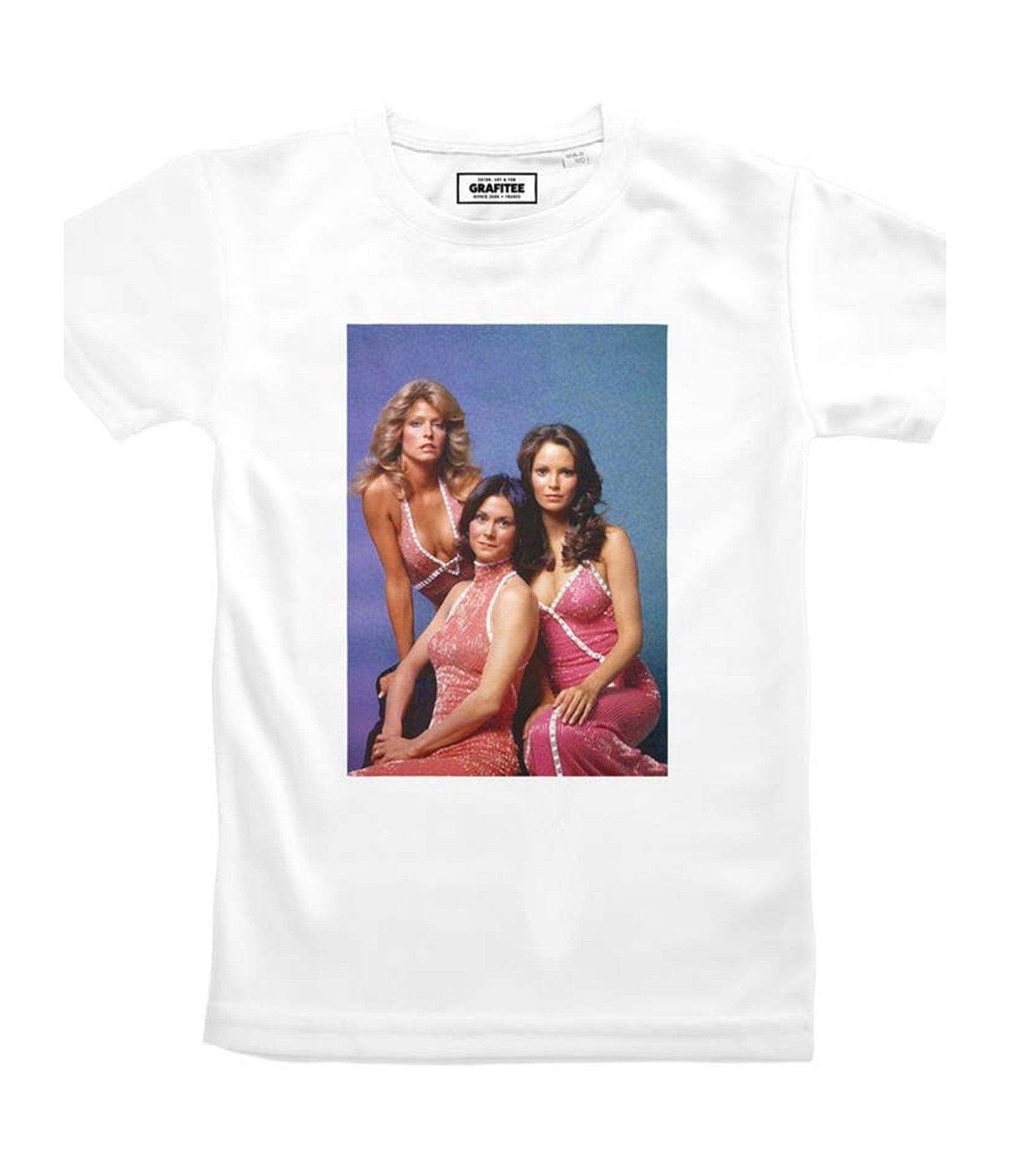 Charlie's Angels Unisex Graphic Tee - Unique Vintage - Womens, GRAPHIC TEES, TEES