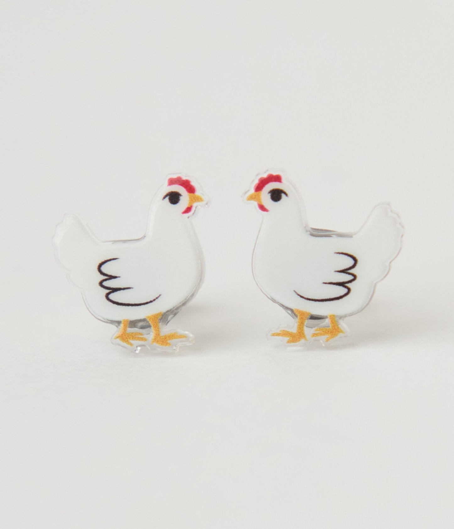 Chicken Earrings - Unique Vintage - Womens, ACCESSORIES, JEWELRY