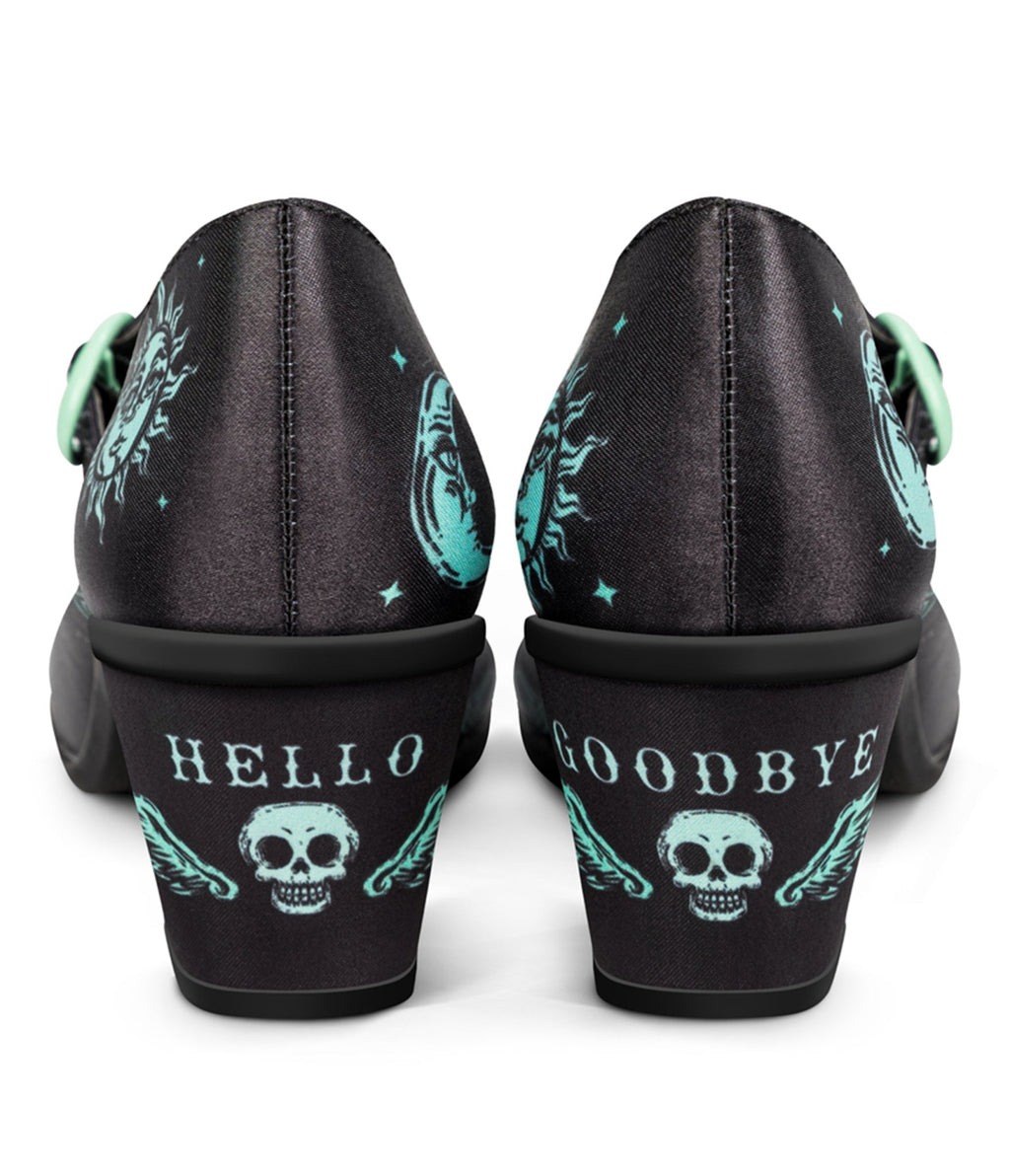 Chocolaticas® Spirit Board Mary Jane Pumps - Unique Vintage - Womens, SHOES, SANDALS