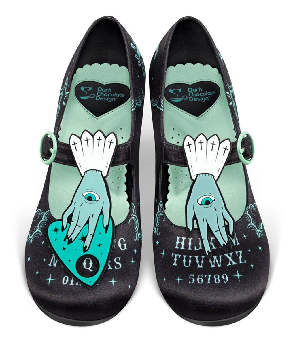 Chocolaticas® Spirit Board Mary Jane Pumps - Unique Vintage - Womens, SHOES, SANDALS