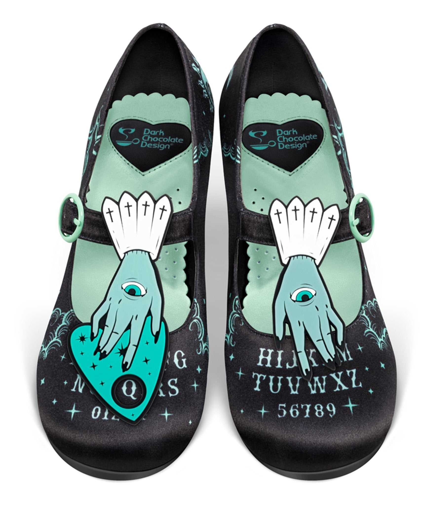 Chocolaticas® Spirit Board Mary Jane Pumps - Unique Vintage - Womens, SHOES, SANDALS