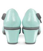 Chocolaticas® Typewriter Mary Jane Pumps - Unique Vintage - Womens, SHOES, SANDALS