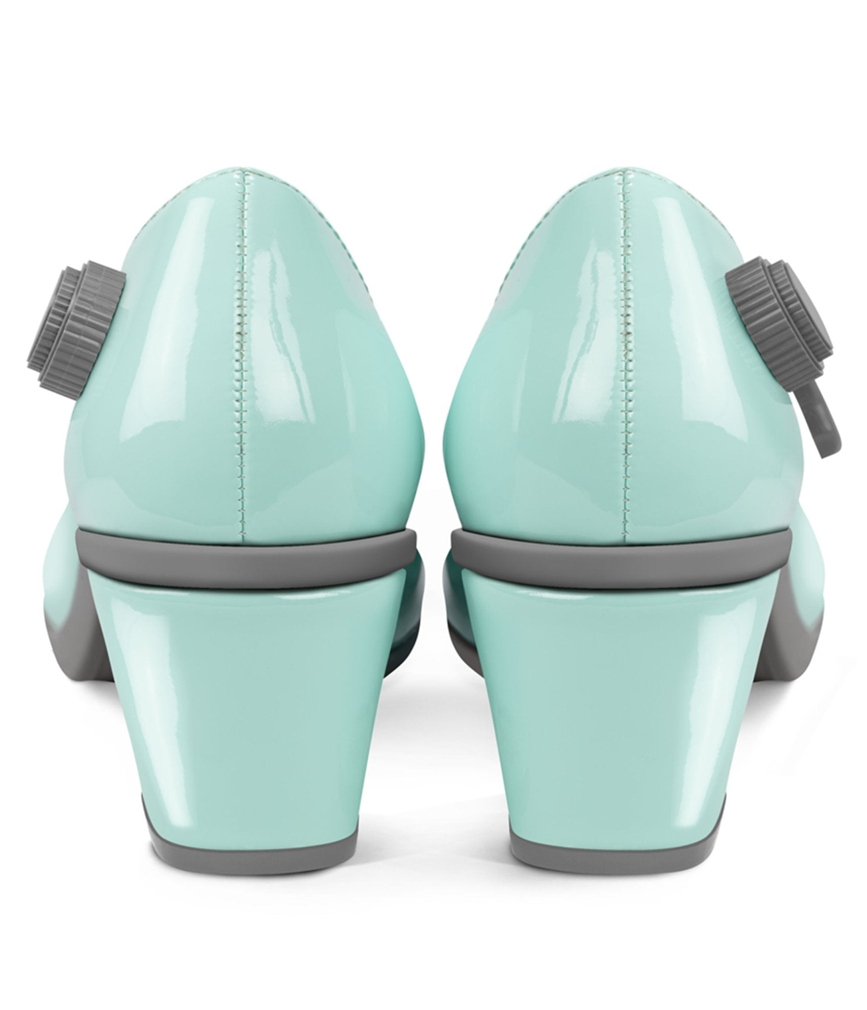 Chocolaticas® Typewriter Mary Jane Pumps - Unique Vintage - Womens, SHOES, SANDALS