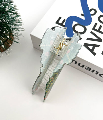 Christmas Tree Hair Clip - Unique Vintage - Womens, ACCESSORIES, HAIR