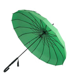 Classic Green Pagoda Umbrella - Unique Vintage - Womens, ACCESSORIES, UMBRELLAS