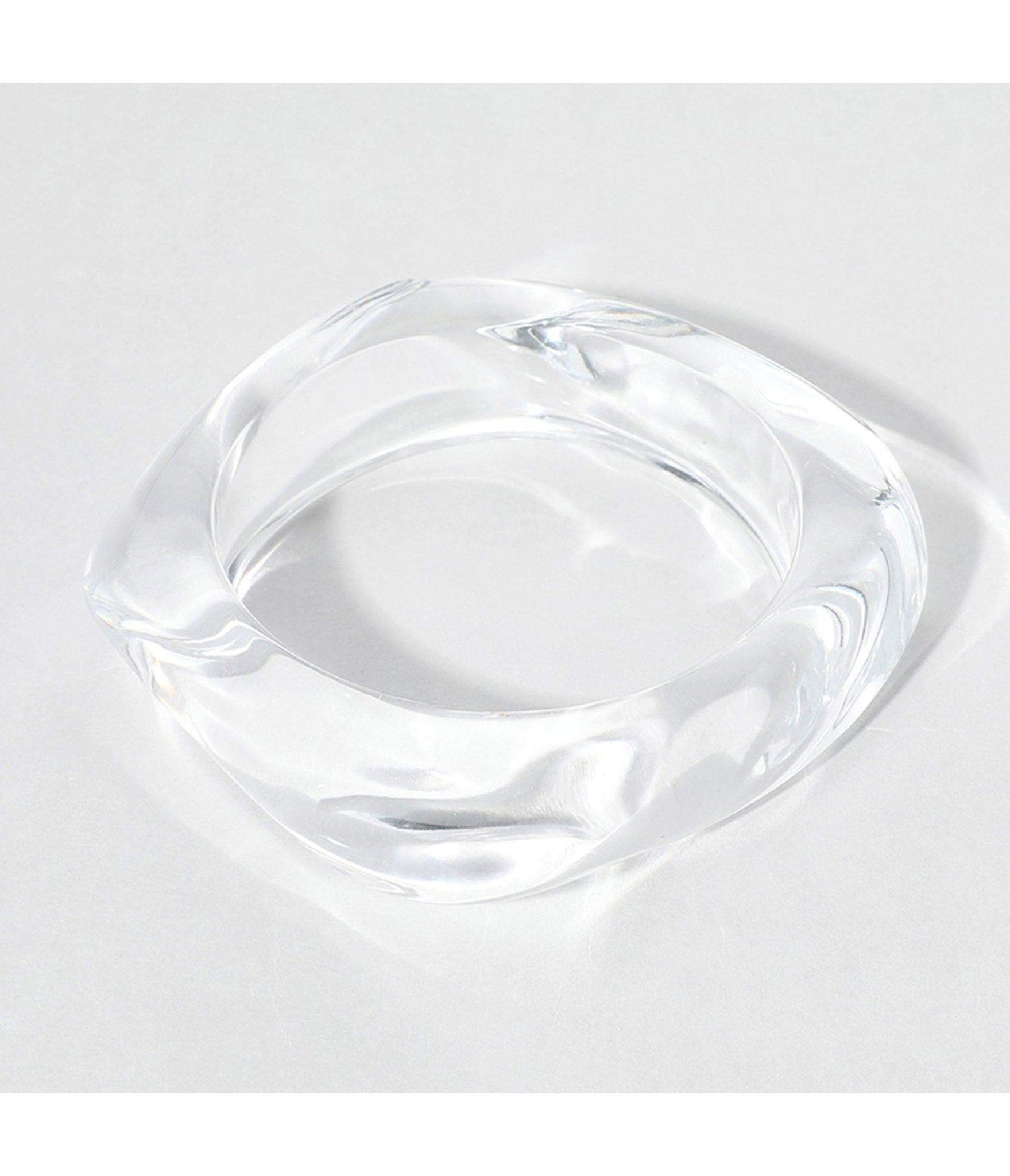 Clear Acetate Chunky Bangle - Unique Vintage - Womens, ACCESSORIES, JEWELRY