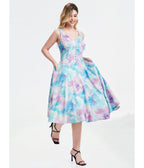 Cotton Candy Skies Heidi Dress - Unique Vintage - Womens, DRESSES, SWING