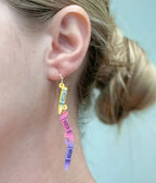 Crayon Dangle Earrings - Unique Vintage - Womens, ACCESSORIES, JEWELRY