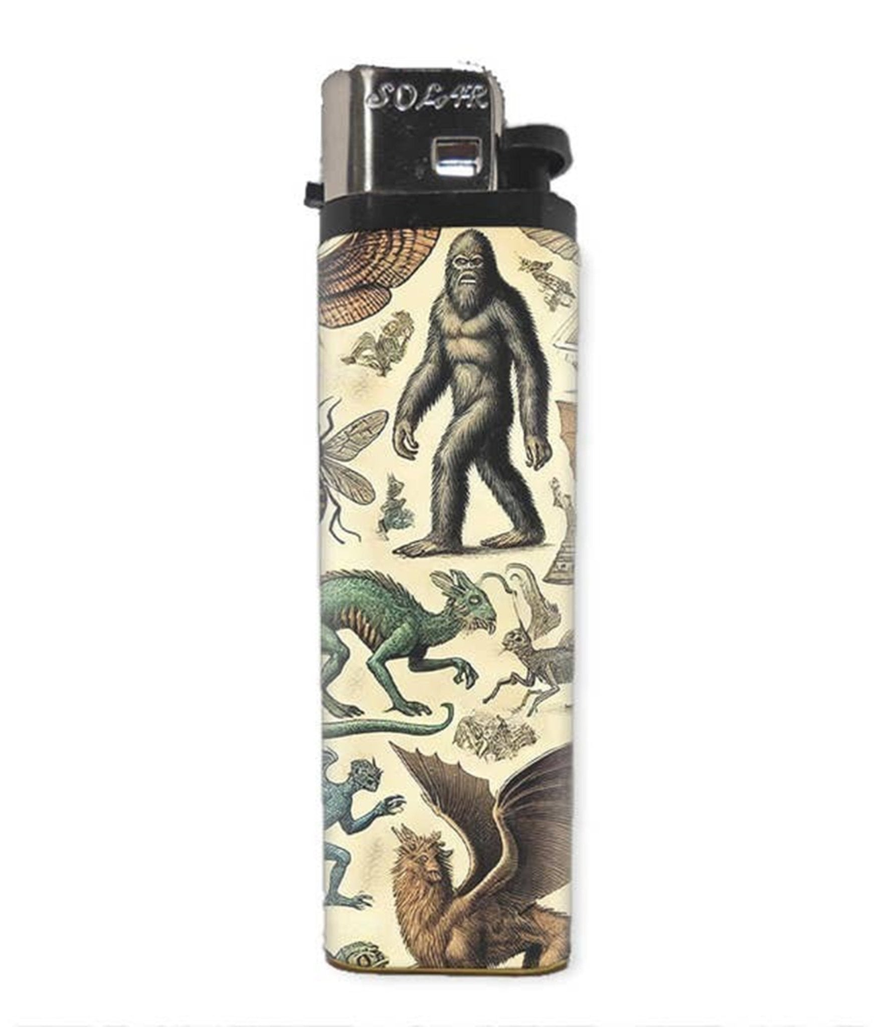 Cryptids & Mythological Creatures Lighter - Unique Vintage - Womens, ACCESSORIES, GIFTS/HOME