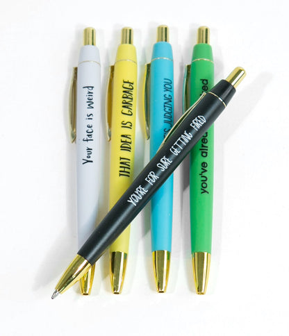 Demotivational Ballpoint Pen Set - Unique Vintage - Womens, ACCESSORIES, GIFTS/HOME