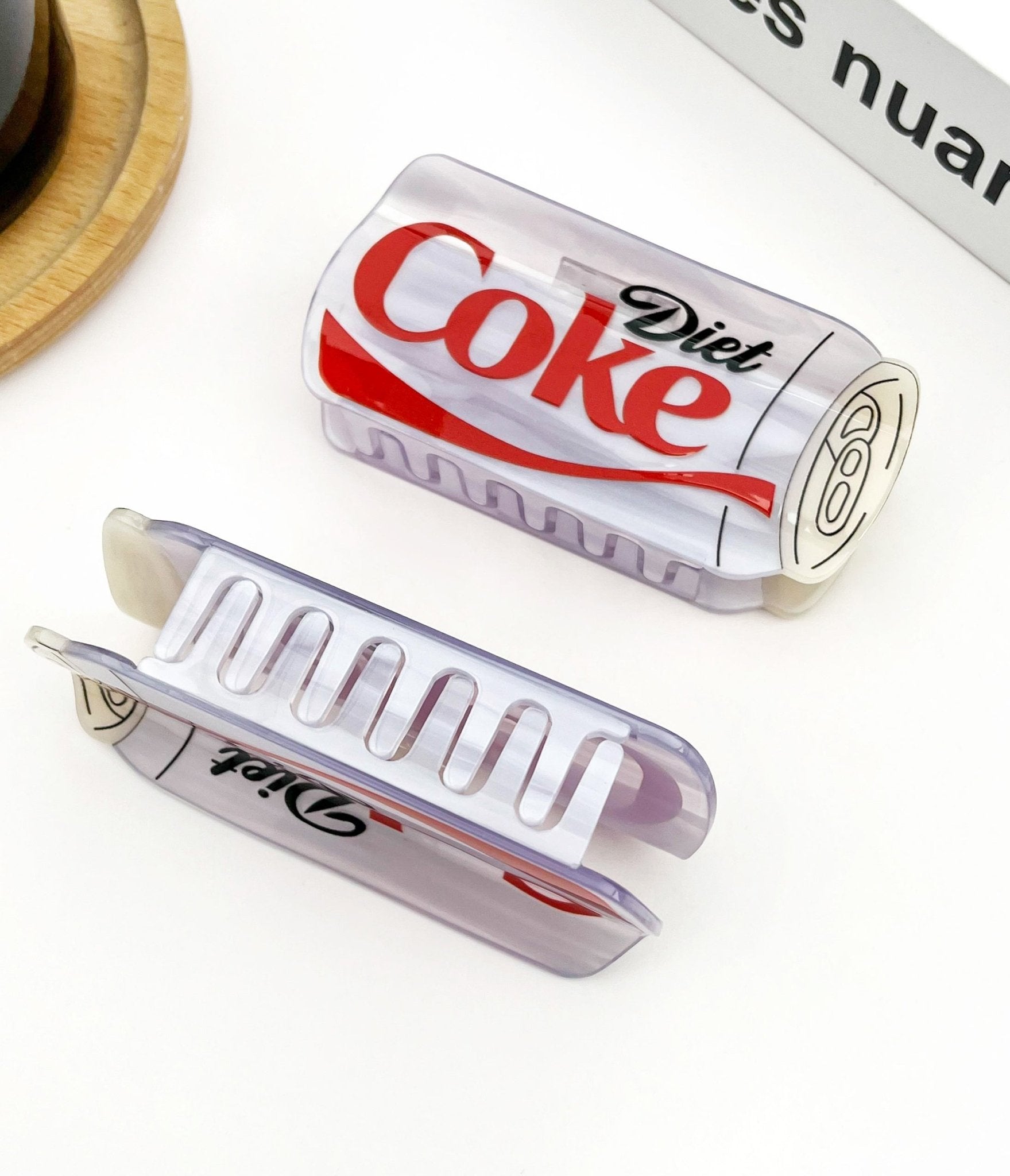 Diet Coke Bottle Hair Claw Clip - Unique Vintage - Womens, ACCESSORIES, HAIR