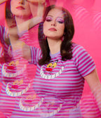 Disney Alice In Wonderland Collection By Unique Vintage Cheshire Cat Back to Basics Top - Unique Vintage - Womens, TOPS, KNIT TOPS