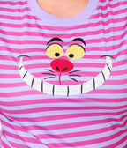 Disney Alice In Wonderland Collection By Unique Vintage Plus Size Cheshire Cat Back to Basics Top - Unique Vintage - Womens, TOPS, KNIT TOPS