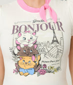 Disney Aristocats Collection by Unique Vintage Bonjour Sweetie Pie Knit Top - Unique Vintage - Womens, TOPS, KNIT TOPS
