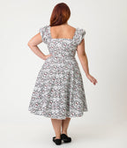 Disney Aristocats Collection by Unique Vintage Disney Plus Size Marie All Over Print Swing Dress - Unique Vintage - Womens, DRESSES, SWING