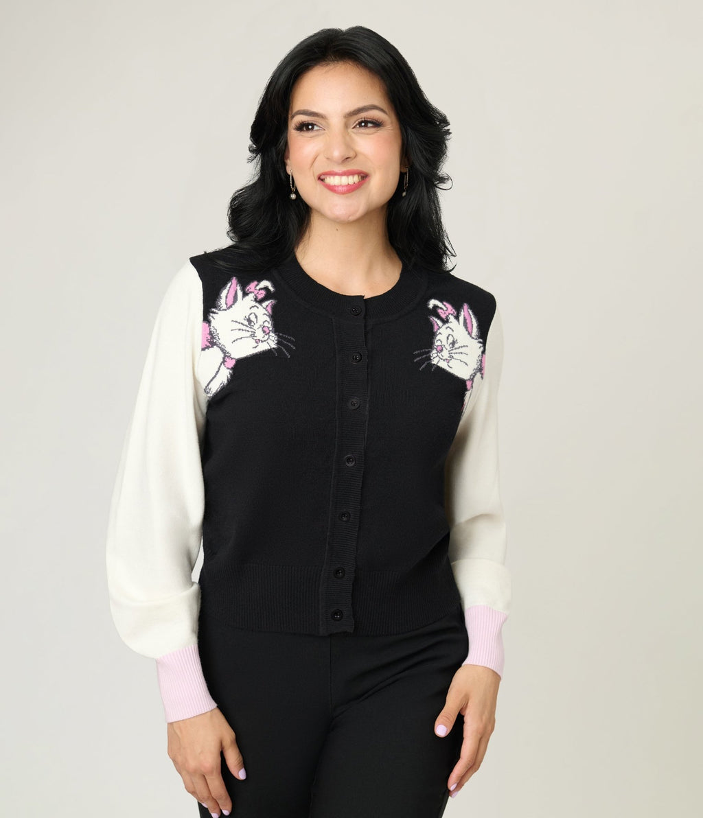 Disney Aristocrats Collection by Unique Vintage Marie Cardigan - Unique Vintage - Womens, TOPS, SWEATERS