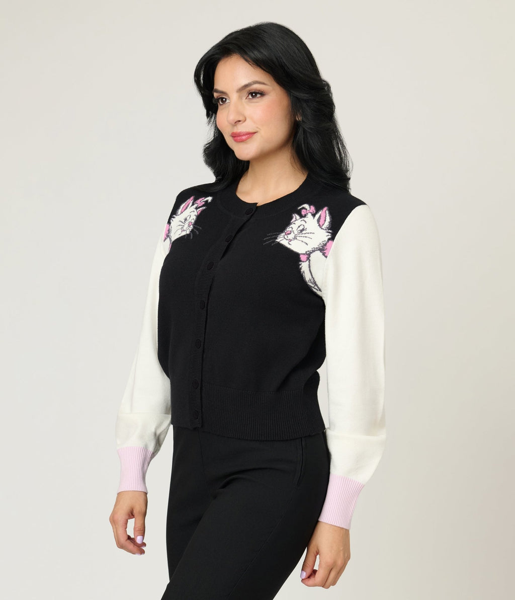 Disney Aristocrats Collection by Unique Vintage Marie Cardigan - Unique Vintage - Womens, TOPS, SWEATERS