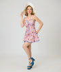 Disney Beauty & The Beast Collection by Unique Vintage Lumiere & Cogsworth Sweetheart Skirted Romper