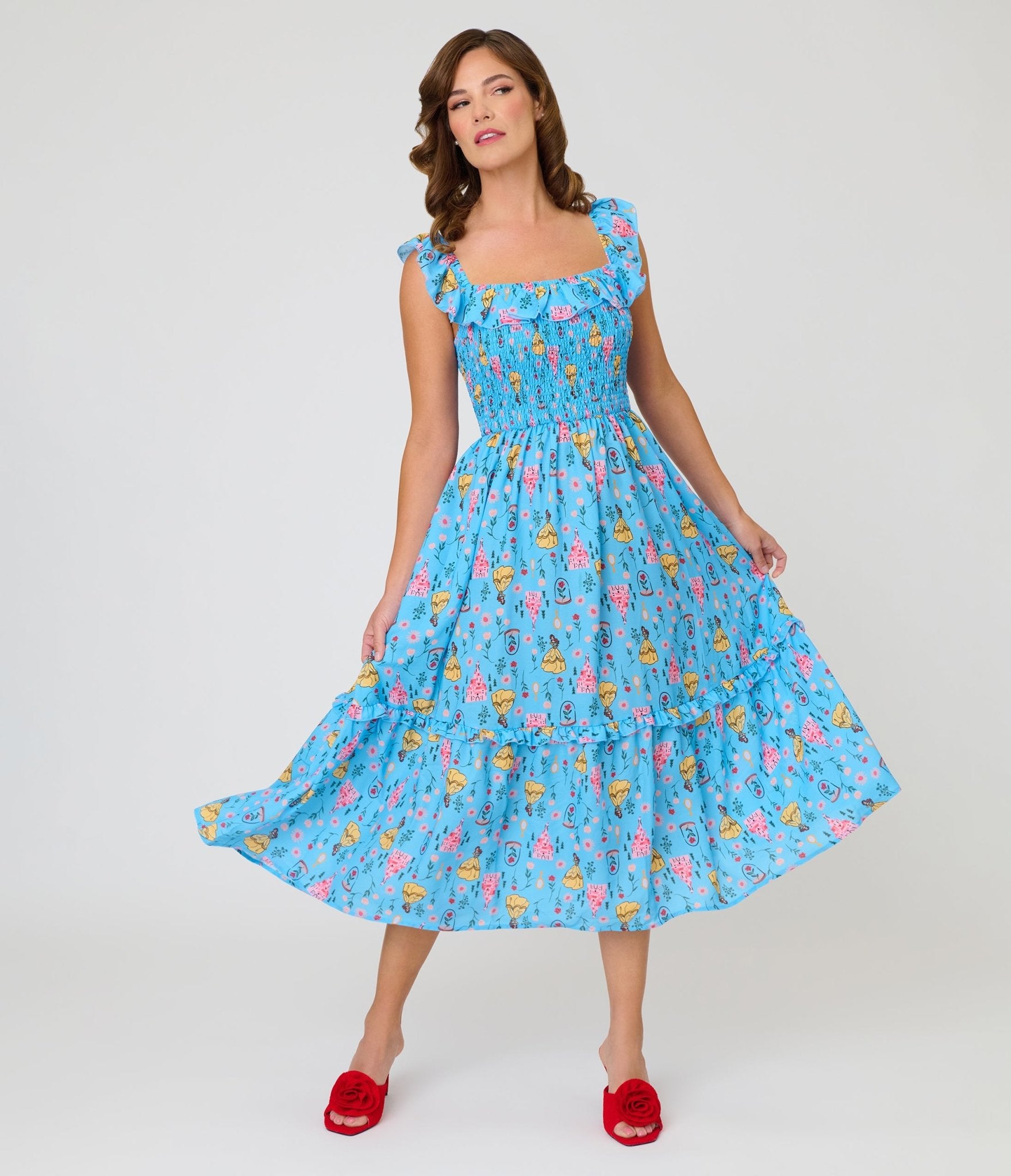 Disney Beauty & The Beast Collection by Unique Vintage Blue Beauty & B