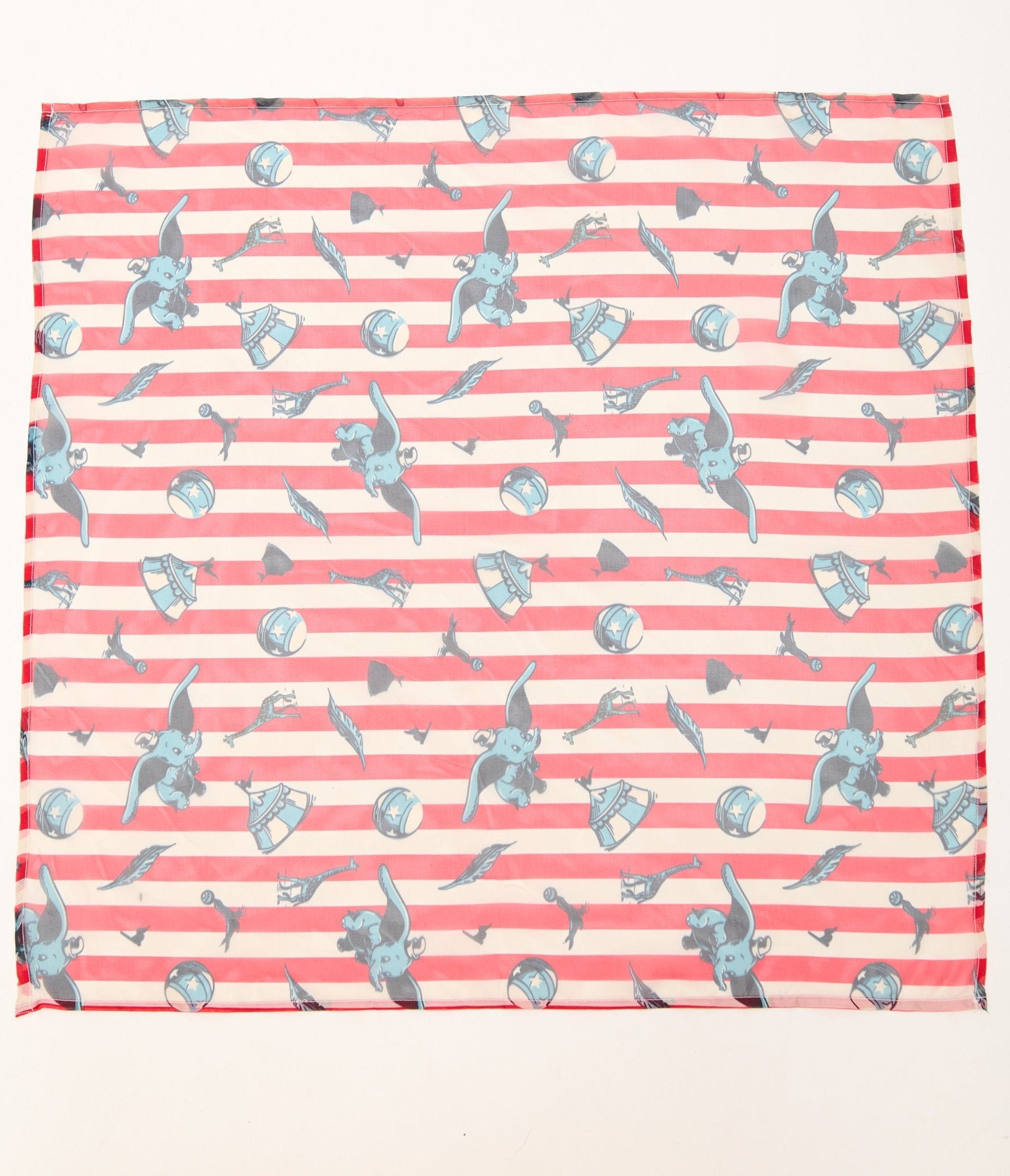 Disney Dumbo Collection by Unique Vintage Dumbo Red Stripes Hair Scarf - Unique Vintage - Womens, ACCESSORIES, HAIR