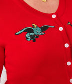 Disney Dumbo Collection by Unique Vintage Plus Size Red Circus Cardigan - Unique Vintage - Womens, TOPS, SWEATERS