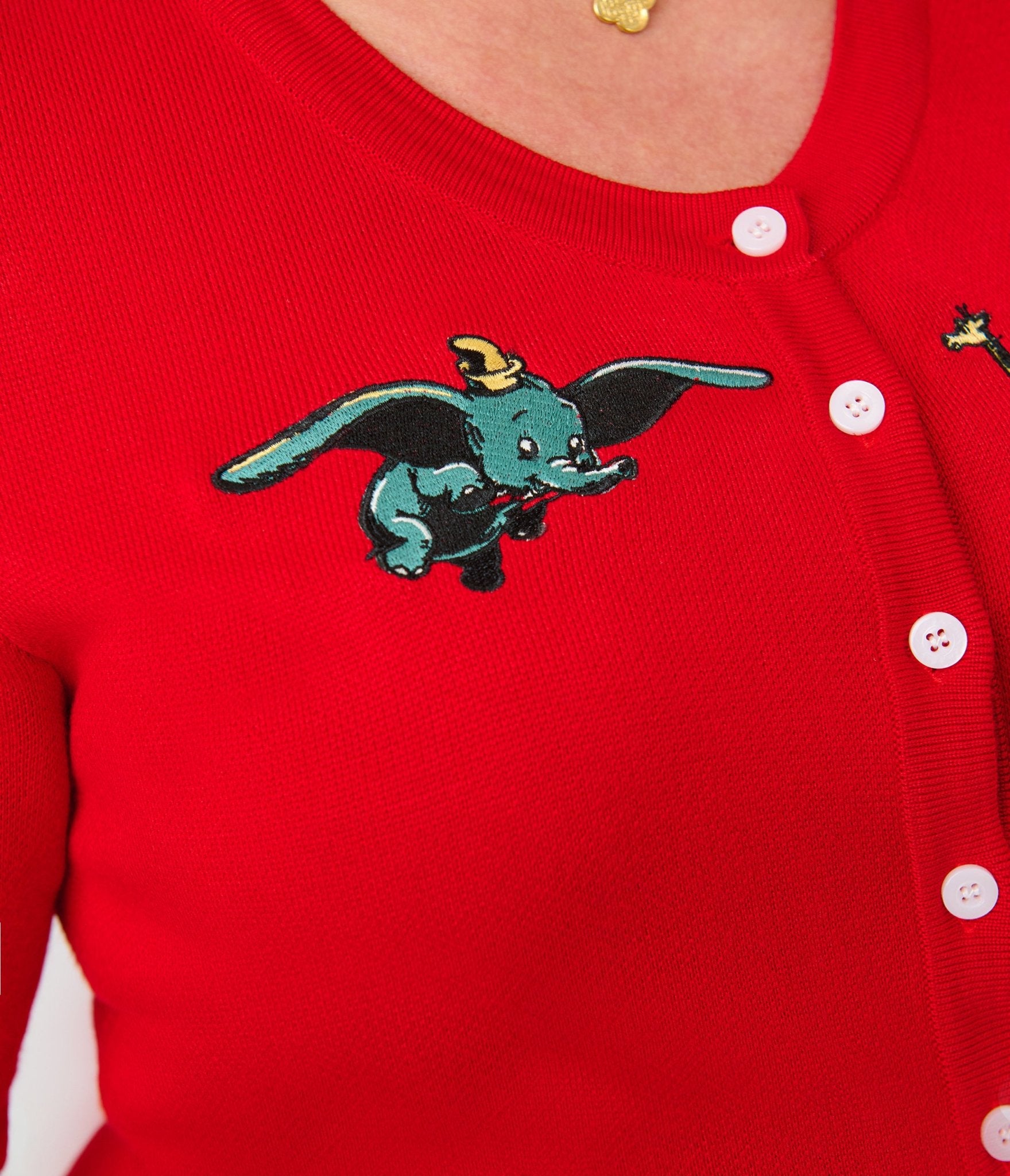 Disney Dumbo Collection by Unique Vintage Plus Size Red Circus Cardigan - Unique Vintage - Womens, TOPS, SWEATERS