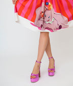 Disney Dumbo Collection by Unique Vintage Red & Pink Stripe Dumbo Swing Dress - Unique Vintage - Womens, DRESSES, SWING