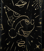 Disney Fantasia Collection by Unique Vintage Sorcerers Apprentice Black Velvet Fringe Kimono - Unique Vintage - Womens, FLAPPER, COATS