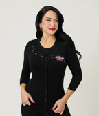 Disney Fantasia Collection by Unique Vintage Sorcerers Apprentice Cardigan - Unique Vintage - Womens, TOPS, SWEATERS