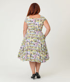 Disney Mickey & Friends Collection by Magnolia Place Plus Size Mickey Comics Swing Dress - Unique Vintage - Womens, DRESSES, SWING
