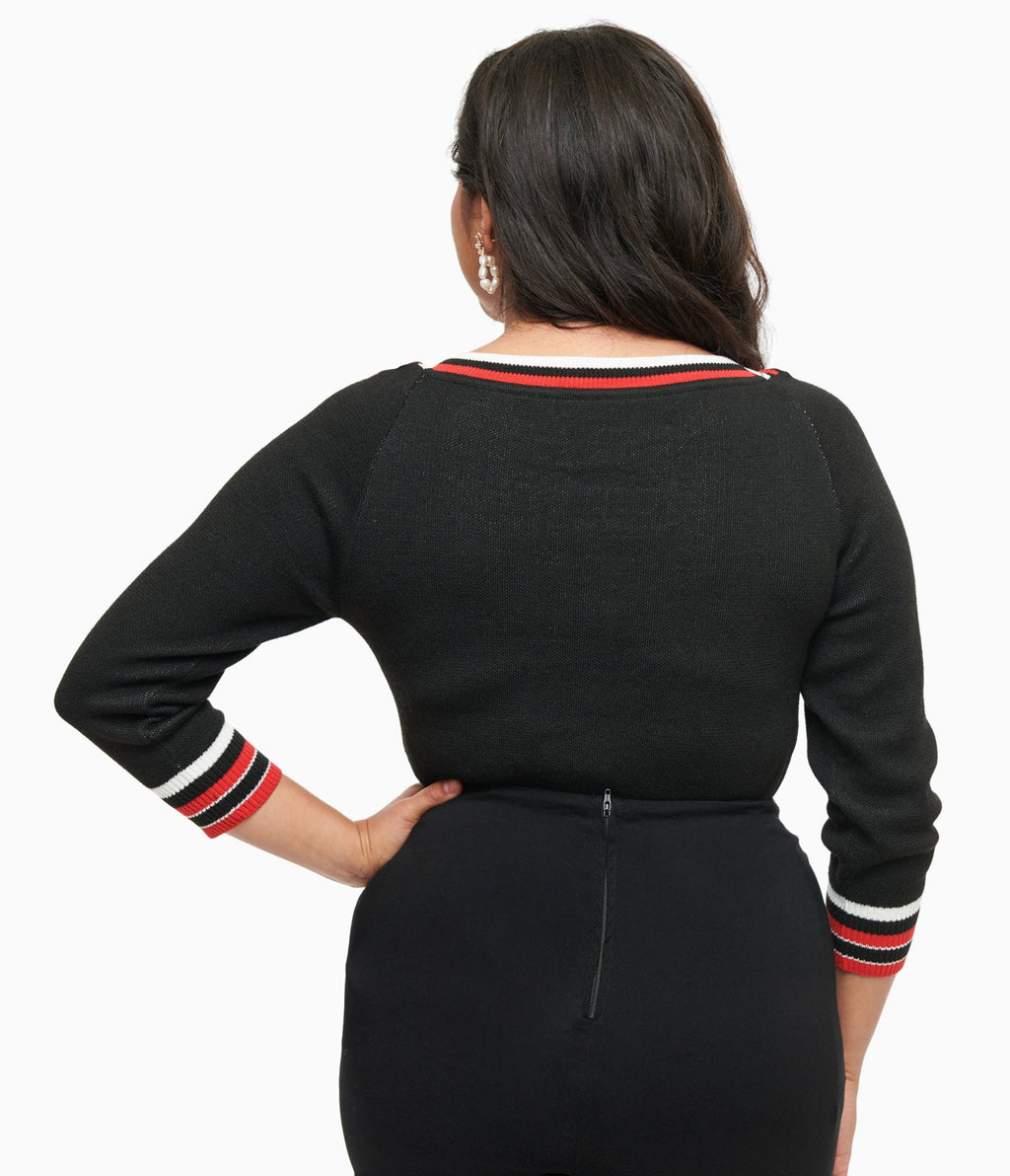 Disney Mickey & Friends Collection by Unique Vintage Classic Mickey Sweater - Unique Vintage - Womens, TOPS, SWEATERS