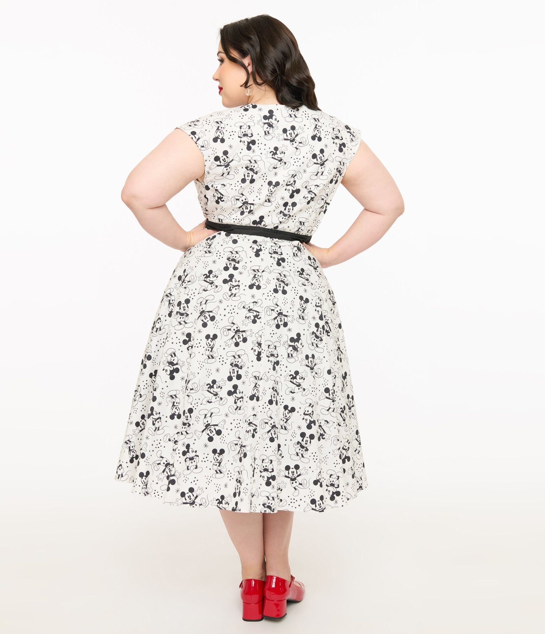 Disney Mickey & Friends Collection by Unique Vintage Plus Size Mickey Mouse Swing Dress - Unique Vintage - Womens, DRESSES