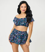 Disney Mickey & Friends Collection by Unique Vintage Scuba Mickey Ramona Swim Top - Unique Vintage - Womens, SWIM, TOP