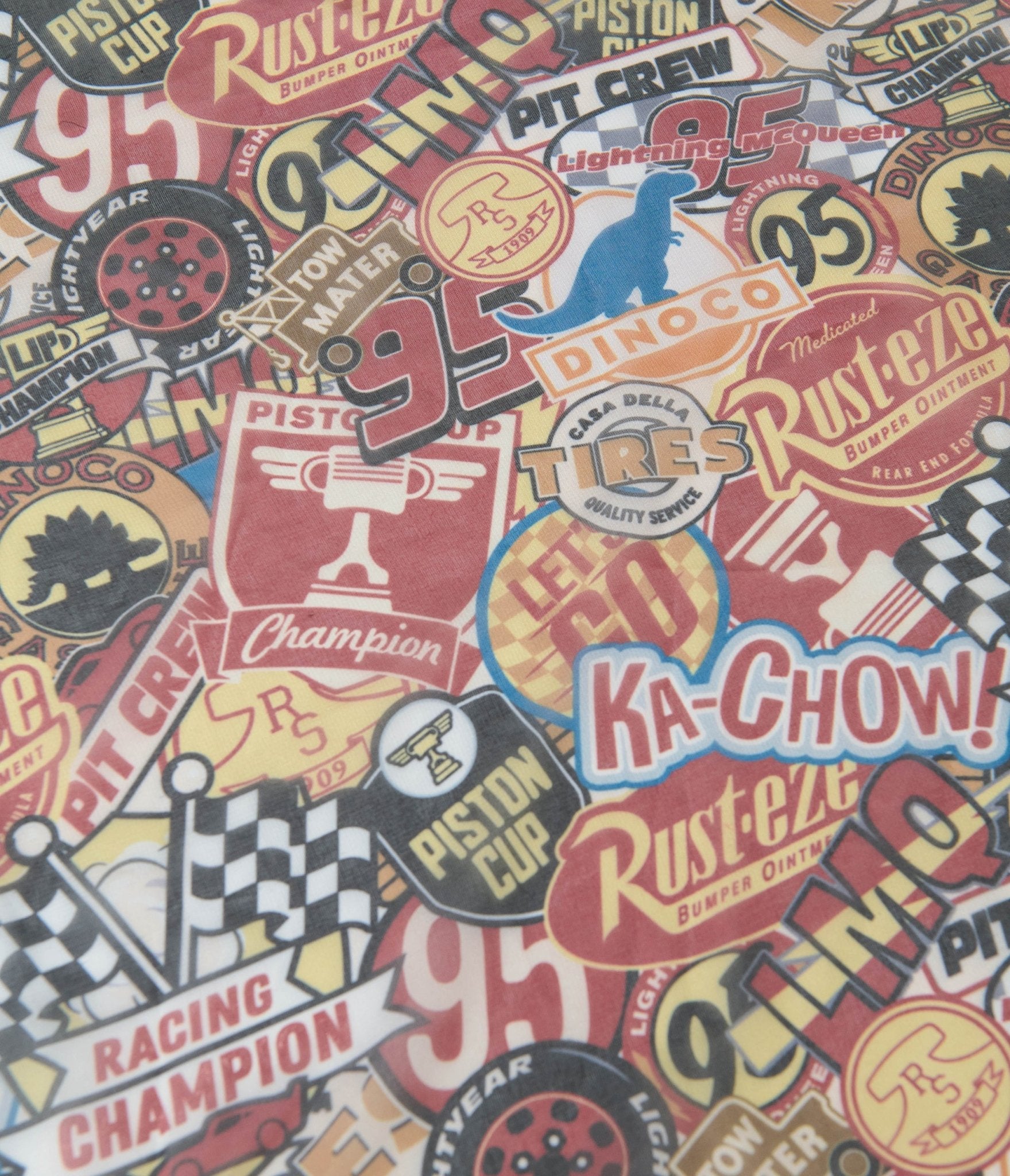 Disney Pixar Cars Collection by Unique Vintage Cars Patches Hair Scarf - Unique Vintage - Womens, ACCESSORIES, HAIR