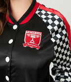 Disney Pixar Cars Collection by Unique Vintage Lightning McQueen Champion Satin Bomber Jacket - Unique Vintage - Womens, TOPS, OUTERWEAR