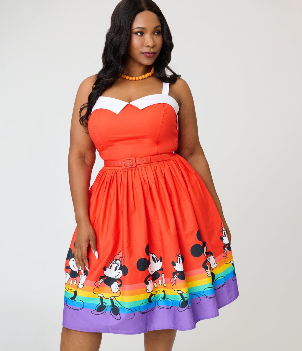Unique Vintage Plus Size Rachel Swing Dress