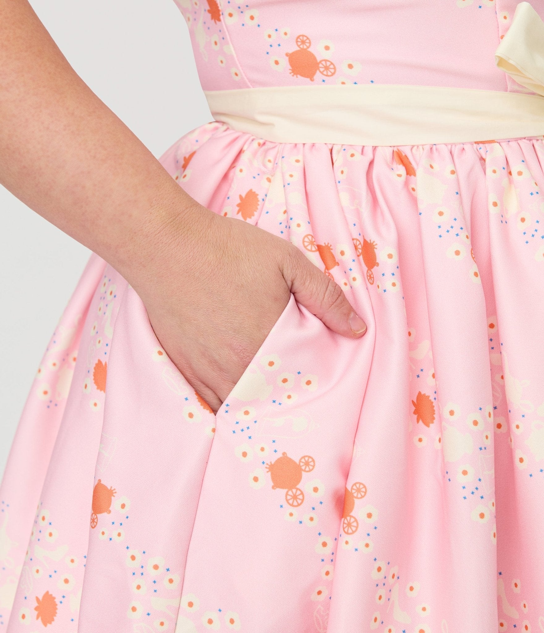 Disney Princess Collection by Unique Vintage Plus Size Pink Princess Sleeveless Swing Dress - Unique Vintage - Womens, DRESSES, SWING
