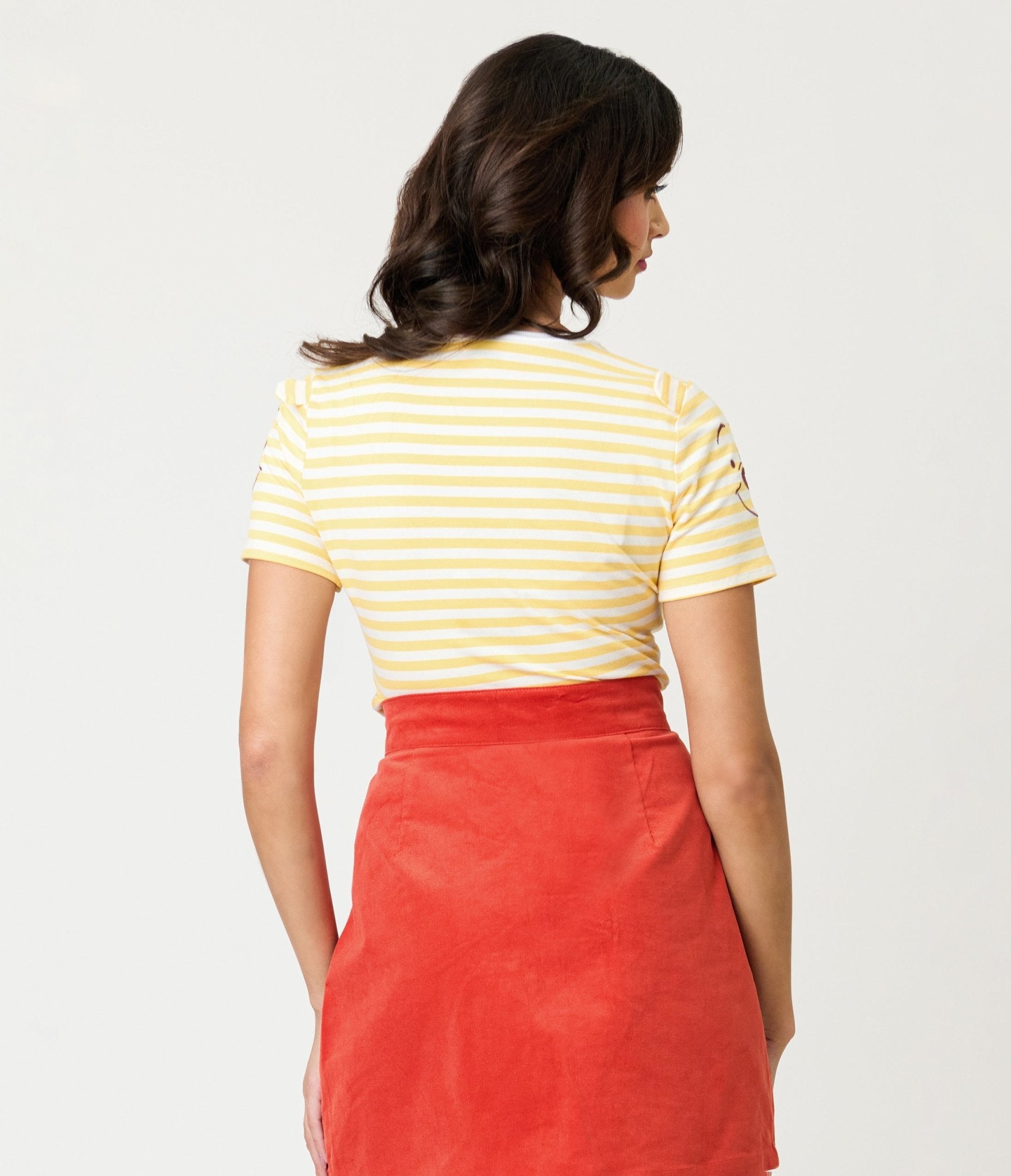 Disney Winnie the Pooh Collection by Unique Vintage Yellow Stripe Back to Basics Top - Unique Vintage - Womens, TOPS, KNIT TOPS