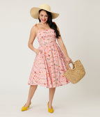Disney Winnie the Pooh x Unique Vintage Pooh Farm Cotton Swing Dress - Unique Vintage - Womens, DRESSES, SWING