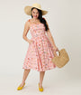 Disney Winnie the Pooh x Unique Vintage Pooh Farm Cotton Swing Dress