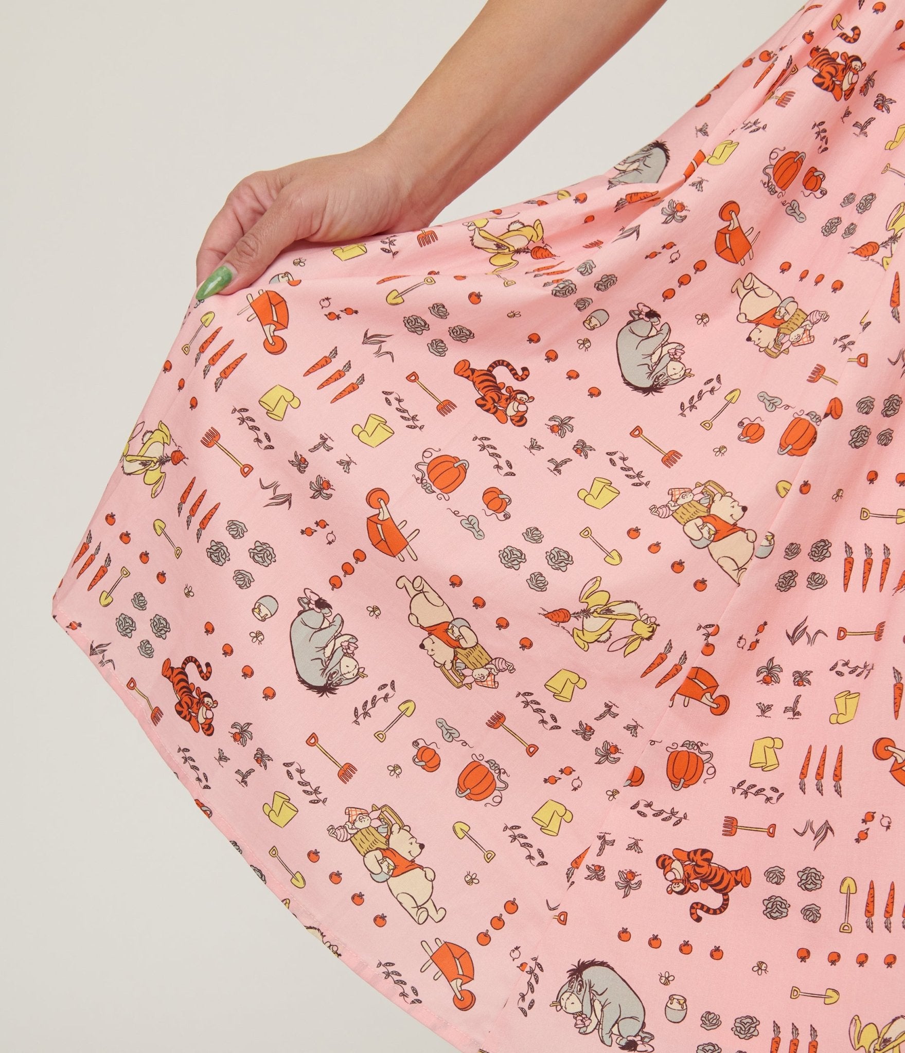 Disney Winnie the Pooh x Unique Vintage Pooh Farm Cotton Swing Dress - Unique Vintage - Womens, DRESSES, SWING