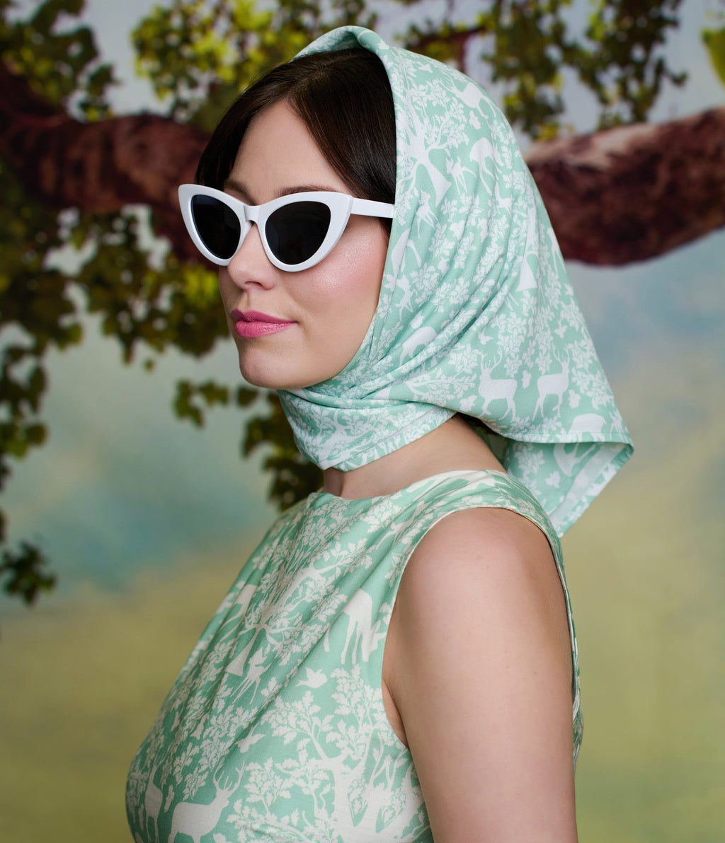 Disney's Bambi Collection by Unique Vintage Forest Friends Hair Scarf - Unique Vintage - Womens, ACCESSORIES, HAIR