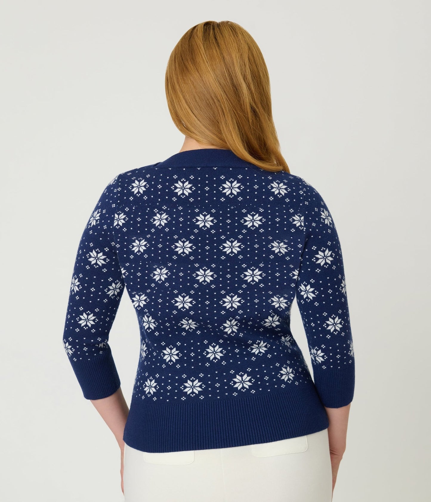 Disney's Frozen Collection by Unique Vintage Elsa & Anna Fair Isle Minou Sweater - Unique Vintage - Womens, TOPS, SWEATERS