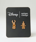 Disney's Frozen Collection by Unique Vintage Sven & Olaf Cookie Enamel Pin - Unique Vintage - Womens, ACCESSORIES, JEWELRY