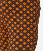 Disney's Mickey & Friends Collection by Unique Vintage Orange & Black Mickey Gingham Capri Pants - Unique Vintage - Womens, BOTTOMS, PANTS