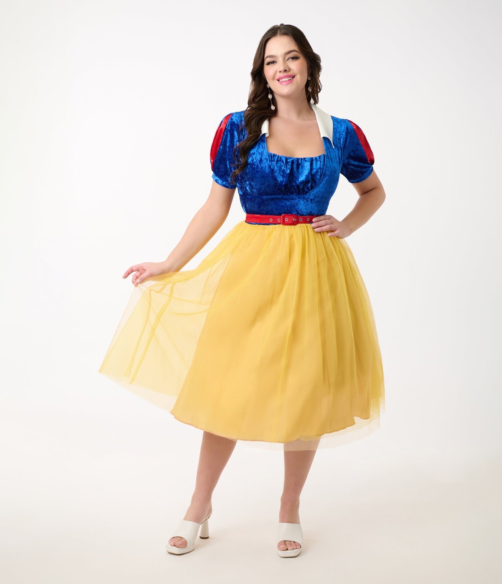 Disney's Snow White Collection by Unique Vintage Iconic Snow White Swing Dress - Unique Vintage - Womens, DRESSES, SWING