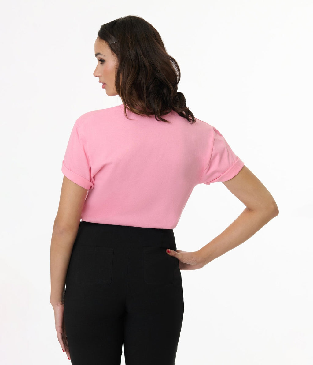 Disney's Snow White Collection by Unique Vintage Pink Snow White Unisex Graphic Tee - Unique Vintage - Womens, GRAPHIC TEES