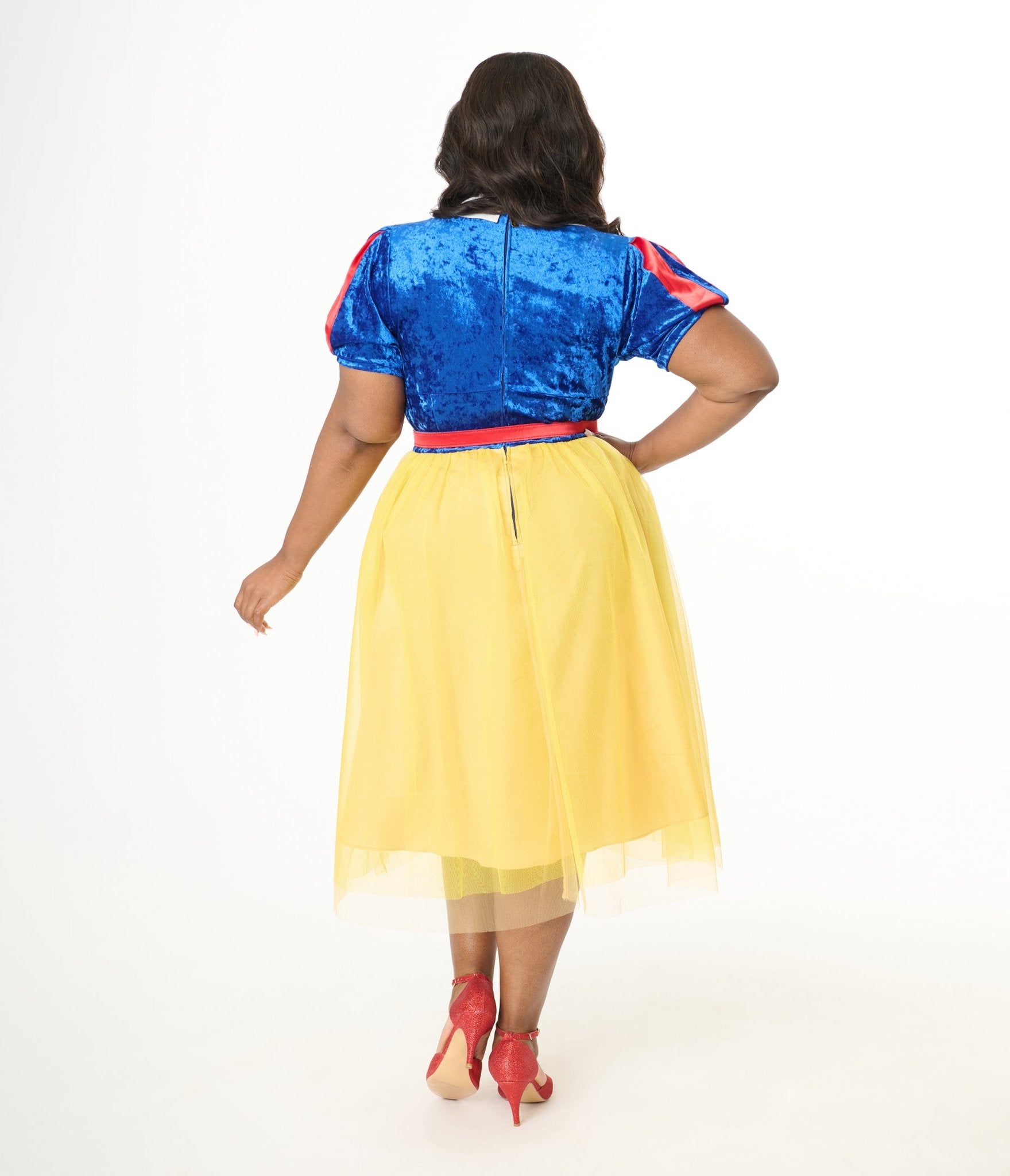 Disney's Snow White Collection by Unique Vintage Plus Size Iconic Snow White Swing Dress - Unique Vintage - Womens, DRESSES